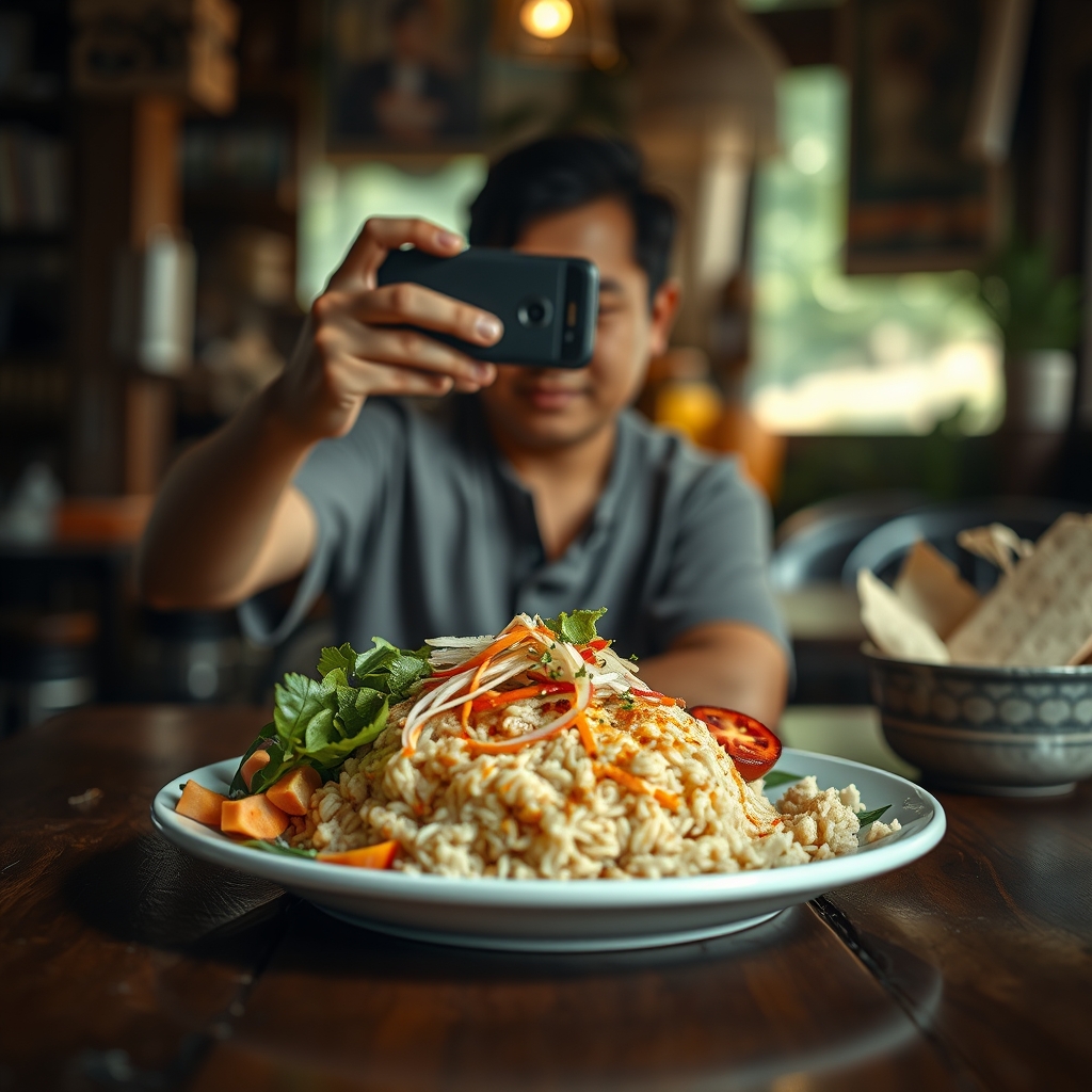 Tradisi Kuliner yang Berubah Jadi Konten: Ketika Makanan Kita Lebih Sering Difoto Daripada Dimakan